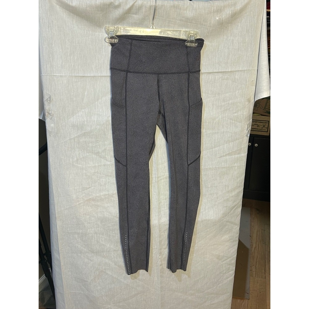 Lululemon Align High Rise Speckled Dot Leggings Women's Size 4 Workout Chic
